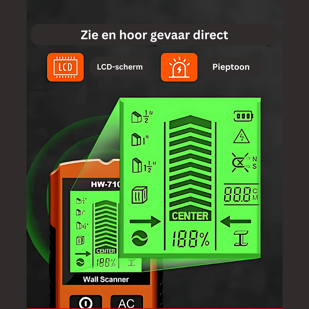 WallScan™ Pro – Multi function clean detector