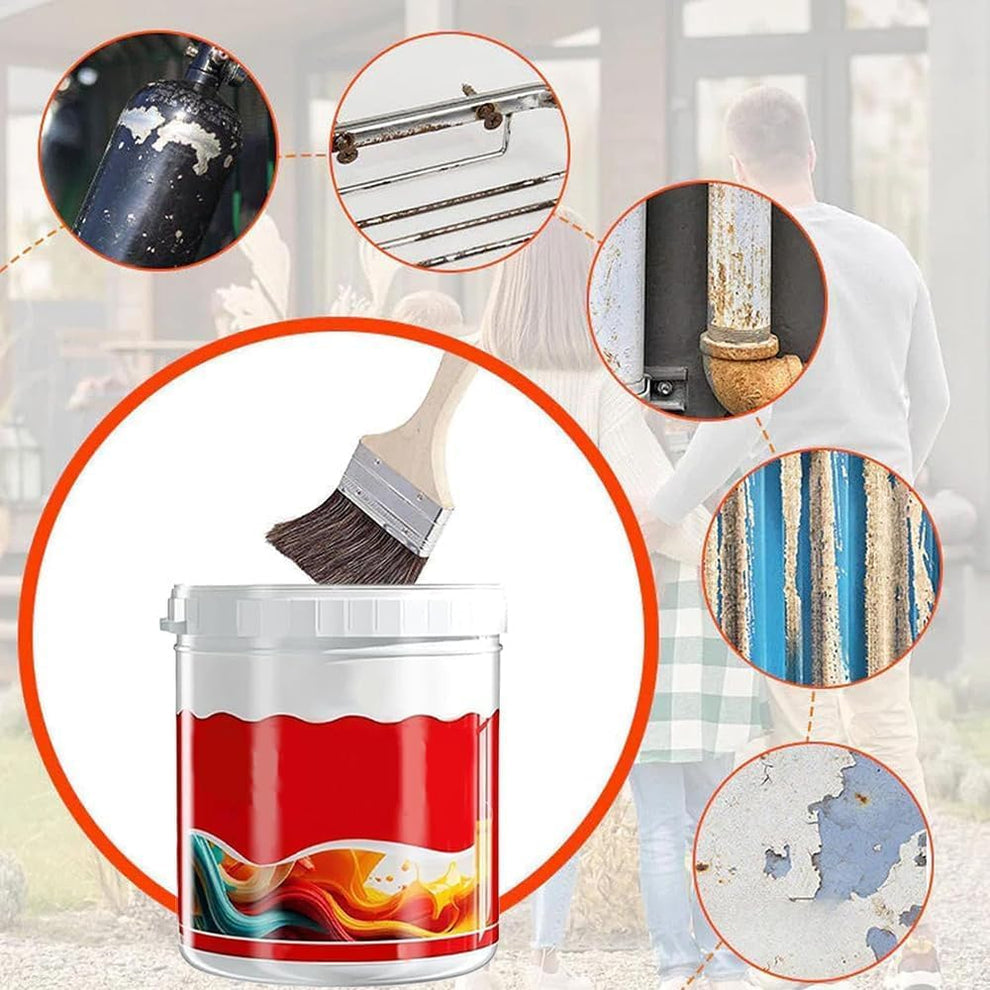 Metal rust removal & renovation paint