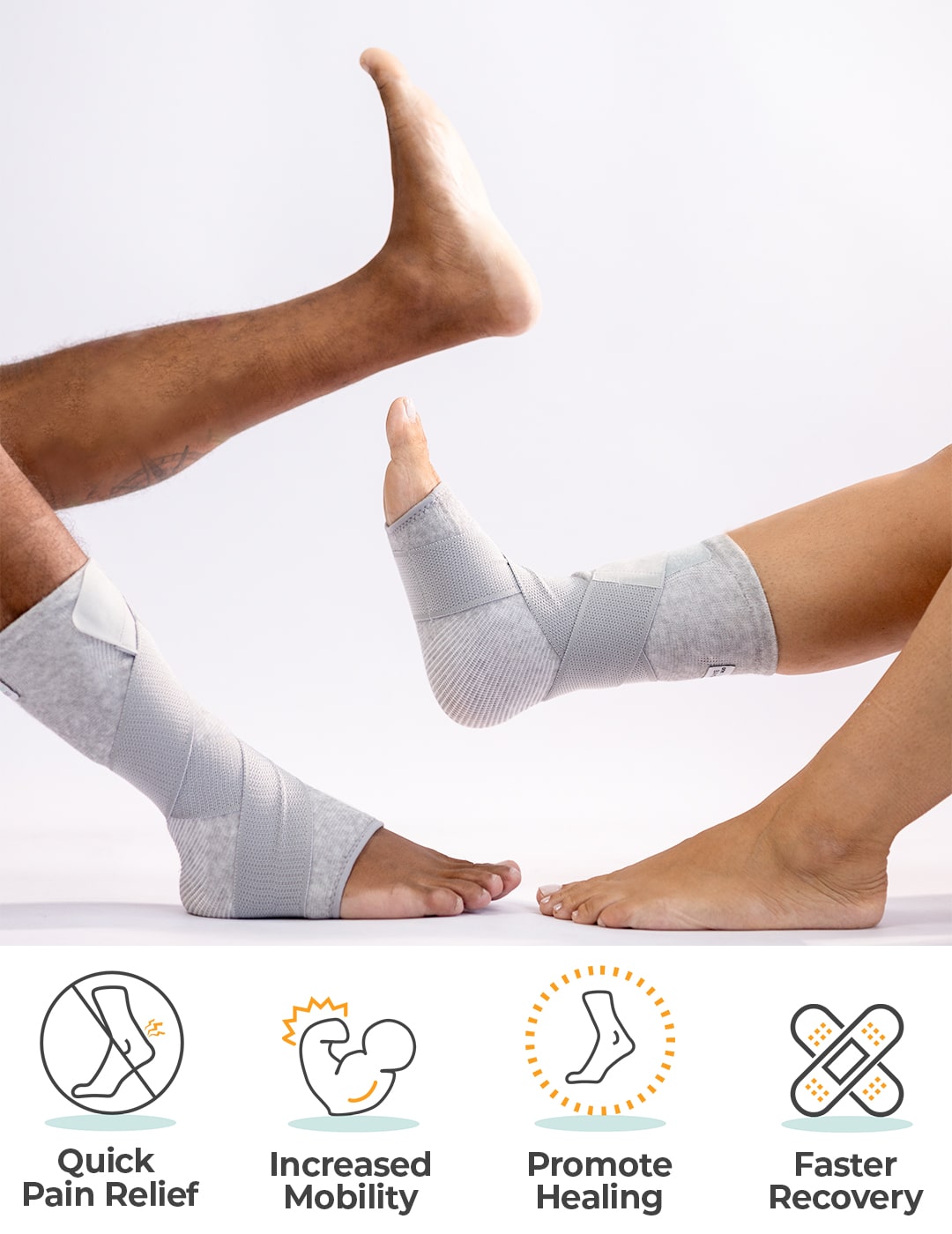 Die bequemste Knöchelbandage aller Zeiten.